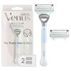 Gillette Venus for Pubic Hair and Skin, Women's Razor Handle and 2 Blade Refills