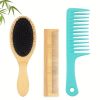 Hairdressing Comb Portable Detangling Hair Brush Fine Tooth Comb Wide Tooth Comb For Barber Salon Home Use