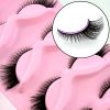 5 Pairs Charming C/D Curling Lengthening Cat Eye False Eyelashes