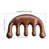 Handheld Wooden Massage Comb for Head and Scalp - Relaxation and Acupoint Massage Tool