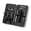 Classic Black Manicure Set Hand Feet Facial Stainless Steel Accessories; 5 Choices