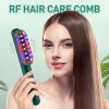 Intelligent RF Hair Growth Comb with EMS, Microcurrent, Infrared, and Vibration Massage - Get Gorgeous Hair with this Advanced Hair Care Tool