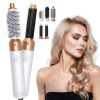 5 In 1 Curling Set With Brush Motor Hair Styler Hot Air Brush Professional Hair Dryer Brush Straightener For All Hair Styles