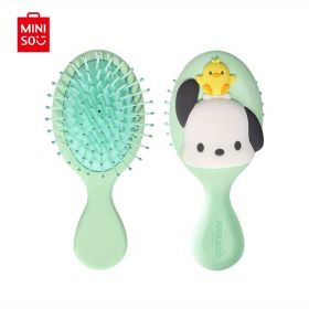 Miniso Cinnamoroll Kuromi Air Cushion Massage Comb - Cute Sanrio Girl's Hair Accessory (Color: Pochacco)