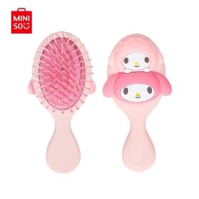 Miniso Cinnamoroll Kuromi Air Cushion Massage Comb - Cute Sanrio Girl's Hair Accessory (Color: Melody)