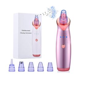 Rejuvenate Your Skin - Blackhead Remover Vacuum - Facial Pore Vacuum Extractor Electric Pore Cleaner (Color: Purple)