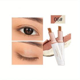 Waterproof Gradient Eyeshadow Stick - Colourpop Makeup for Long-Lasting, Vibrant Eye Color (Color: 06#Rose Gold)