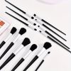 13pcs Soft and Fluffy Makeup Brush Set for Flawless Application of Foundation, Blush, Powder, and Eyeshadow - Beauty Tool for Professional Results