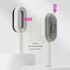 Self Cleaning Hair Brush For Women Massage Scalp Promote Blood Circulation Anti Hair Loss 3D Hair Growth Comb Hairbrush Self-Cleaning Hair Brush   3D