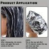 Salon-Quality Disposable Aluminum Foil Hair Dye Cap for Deep Conditioning and Home Use