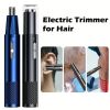 Professional Electric Nose and Ear Hair Trimmer for Men and Women - Painless, Waterproof, Stainless Steel Head - Wet and Dry Use