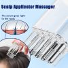 Liquid Guide Scalp Massager for Hair Growth - Healthy Scalp and Hair with Massage Comb