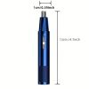 Professional Electric Nose and Ear Hair Trimmer for Men and Women - Painless, Waterproof, Stainless Steel Head - Wet and Dry Use