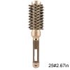 Round Brush For Blow Drying; Nano Thermal Ceramic & Ionic Tech Hair Brush With Boar Bristles; Professional Round Barrel Brush For Styling; Curling And