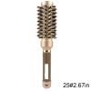 Round Brush For Blow Drying; Nano Thermal Ceramic & Ionic Tech Hair Brush With Boar Bristles; Professional Round Barrel Brush For Styling; Curling And