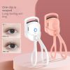 Eyelash Curler Portable Electric Heated Comb Eye Lash Long Lasting Eyelashes Curls Thermal Eyelash Curler Makeup Tools Heated Eyelash Curlers; Recharg