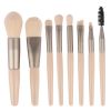 8pcs/set Professional Multi-Functional Makeup Brushes Makeup Kit, Foundation Brush, Powder Concealers Eye Shadows Blush Make Up Brushes