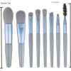 8pcs/set Professional Multi-Functional Makeup Brushes Makeup Kit, Foundation Brush, Powder Concealers Eye Shadows Blush Make Up Brushes