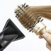 Round Brush For Blow Drying; Nano Thermal Ceramic & Ionic Tech Hair Brush With Boar Bristles; Professional Round Barrel Brush For Styling; Curling And