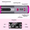 LED Screen Electric Automatic Curling Iron 3000mAh Mini Portable Thermostatic Curling Iron Three Levels Different Volume Electric Curling Iron For Tra