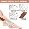 Professional Metal Foot Scrubber for Pedicure and Dead Skin Removal - Callus Remover and Shaver for Feet - Professional Rasp for Foot Care