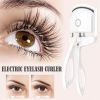 Portable Heated Eyelash Curler Electric Temperature Control Mini Eyelash Curler Electric Charging Makeup Tool