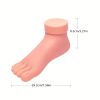 Flexible and Soft Silicone Prosthetic Manicure Tool for Nail Art Training and Practice