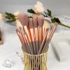 13 PCS Makeup Brushes Set Eye Shadow Foundation BB Cream Concealer Women Cosmetic Brush Eyeshadow Blush Powder Blending Beauty Soft Comprehensive Make