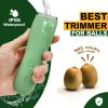 Professional Groin&Body Manscape Trimmer For Men, Electric Ball Shaver Replaceable Ceramic Blade Groomer, Pubic Grooming Clipper Male Razor Fully Wate