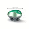 Waterproof Pet Massager with USB Charging and 4 Silicone Heads for Decompression and Scalp Massage